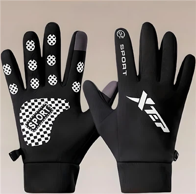 Viie sõrmega fliisvoodriga kalastuskindad